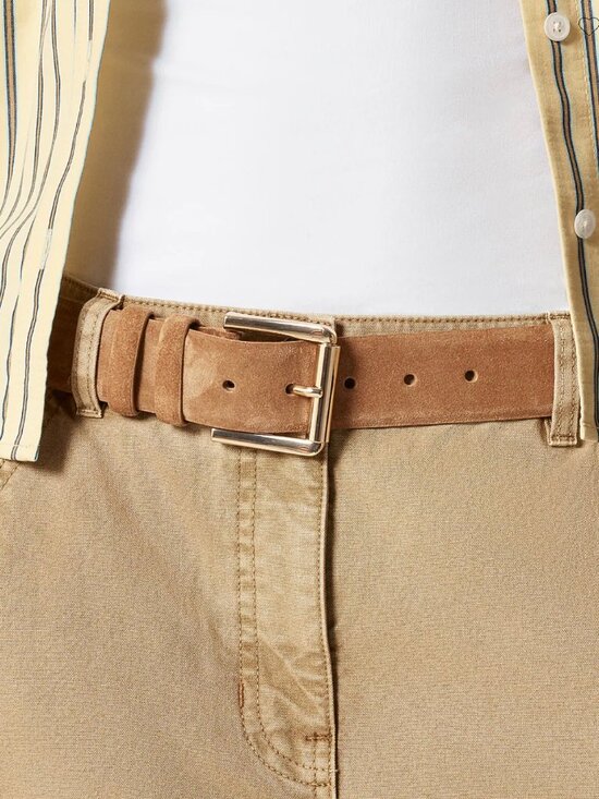 NWT J.Crew Suede Roller-buckle Belt XL